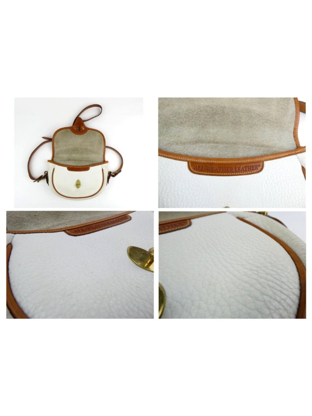 Dooney & Bourke Chalk Tan Pebble Leather Crossbody - Picture 7 of 16